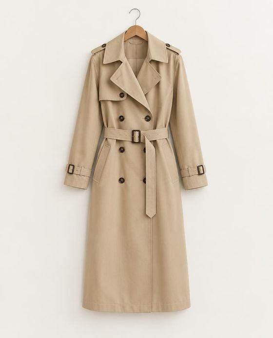 Beiger Trenchcoat